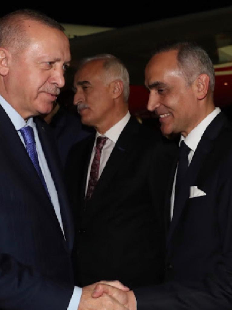 İhsan Şahin ve Cumhur Başkanı Erdoğan İle Resmi